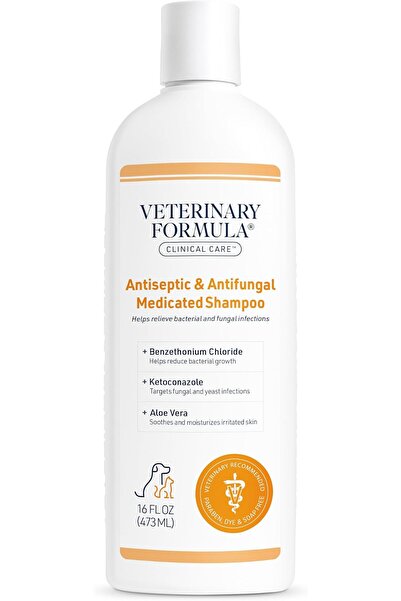 Veterinary Formula شامبو كلينيكال كير المضاد للجراثيم والفطريات، 453.59 أونصة