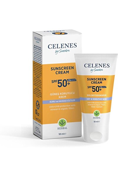 celenes by sweden Celenes Herbal Sunscreen Cream Spf 50+ Dry & Senstive
