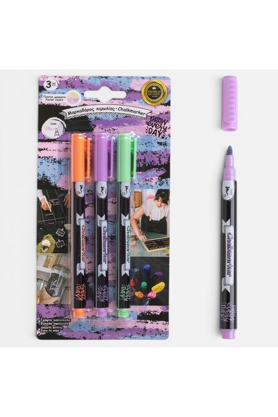 OEM Liquid Chalk Markers Pastel Colors - 3pcs