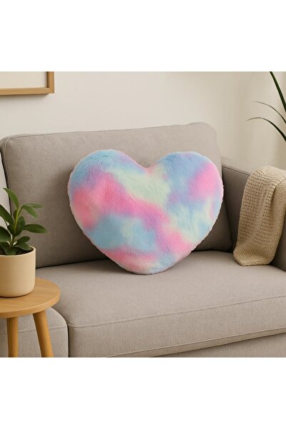OEM Perna Decorativa Inima Rainbow 41x42x8cm