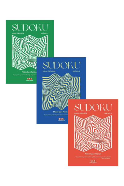 BKS ETKİNLİK YAYINLARI Cep Sudoku 3 Kitap Set