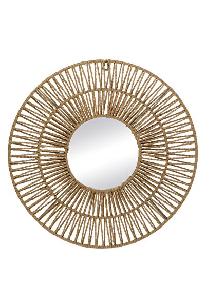 OEM Oglinda Decorativa Rotunda cu Margine din Paie Ø50cm