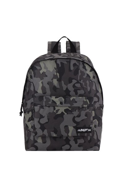 OEM Ghiozdan Gri Army 15NF36 30x14x42cm - Ghiozdane Adolescenti Accesorii, Pr...