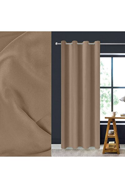 OEM Draperie Decorativa Taupe cu Inele 140x260cm