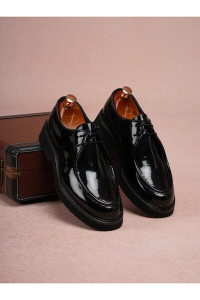 PAREZ Genuine Leather Eva Sole Shoes