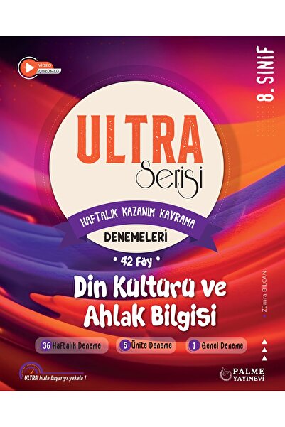 Palme Yayınevi 8. Sınıf Ultra Din Kültürü ve Ahlak Bilgisi Denemeleri 42 Föy