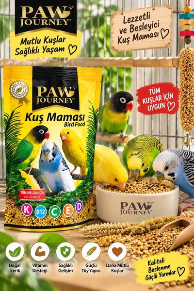 Genel Markalar Aslia Paw Journey Kuş Maması 1 Kg – Muhabbet Kuşu Kanarya Sult...