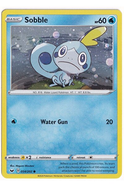 Pokemon Sobble [Cosmos Holo] # 54 - Sword and Shield - Card (Mint)