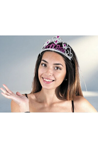 MEKs Princess Themed Silver Party Crown for Fun Celebrations