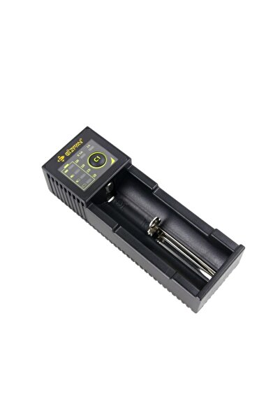 CHARGER Baterie Eizfan C1 cu un singur slot pentru baterii litiu de 3.7V, Ni-...