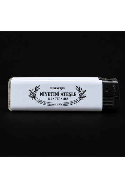 Niyetini Ateşle Manifest Çakmağı – Özel Baskılı Çakmak