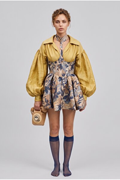Pastelist. Özel tasarım mini korse elbise