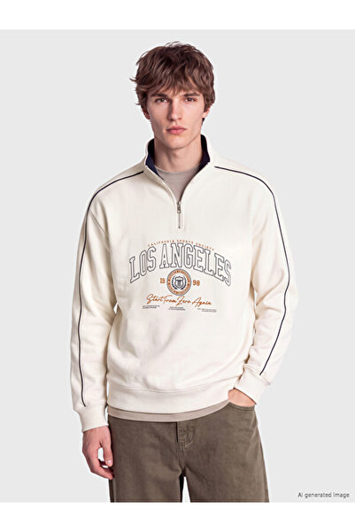 LC Waikiki I Dik Roba Collar Printed Men's Sweatshirt from Freezen Store