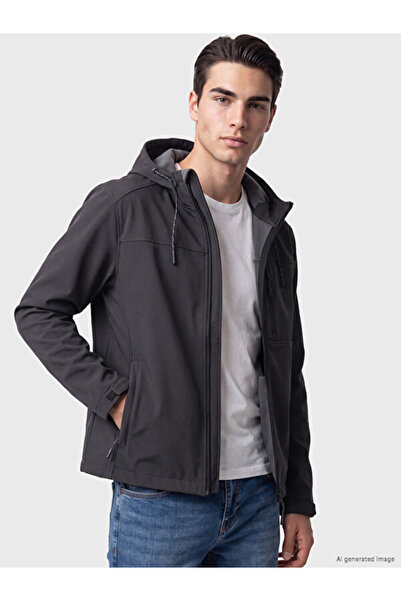 LC Waikiki Sparkling Choices from Shining Store Standard Fit Hooded Men's Jacket