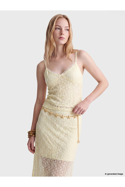 LC Waikiki Timeless Clothing & Timeless Choices Women's Chain Belt with Star ...