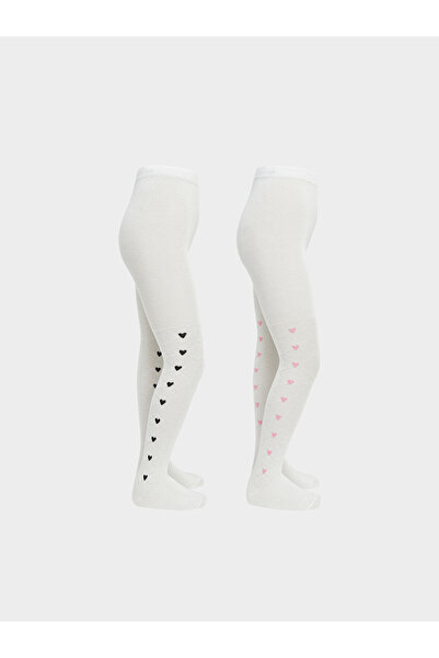 LC Waikiki جوارب طويلة منقوشة للأطفال من LCW Kids باللون الإكرو مع تفاصيل من ...