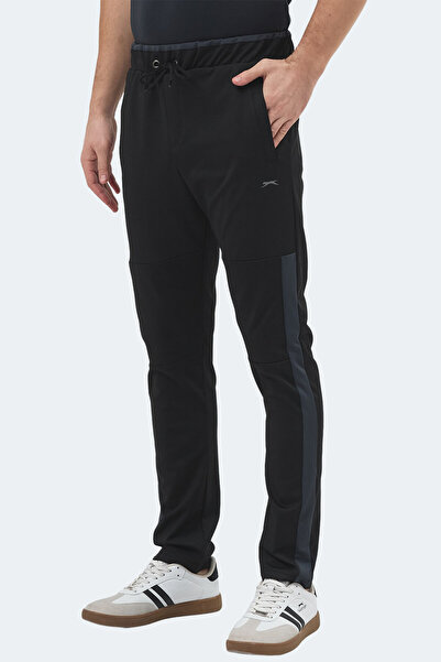 Slazenger Oxford i men's zip pocket black sweatpants