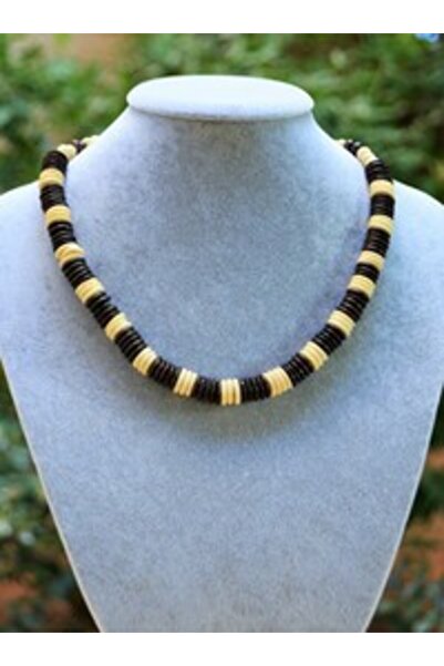 Stoneage Real Bone Necklace - Brown -