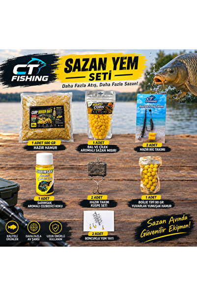 CT Fishing Profesyonel Sazan Avı Yem, Koku ve Hazır Takım Seti