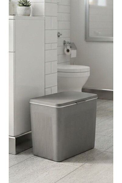 ASlife Home 11 Litre Banyo Çöp Kovası İki Yönlü Açılır Kapak