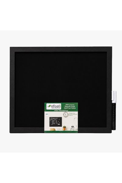 Ofisall Modern Siyah Yazı Tahtası (30x40 cm) – Ofis, Mutfak ve Çalışma Odası ...
