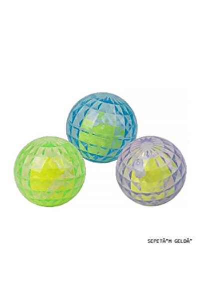 Pawise Spt-Gld Tennis Ball Inside a Shiny Ball (221554) Dog Toy
