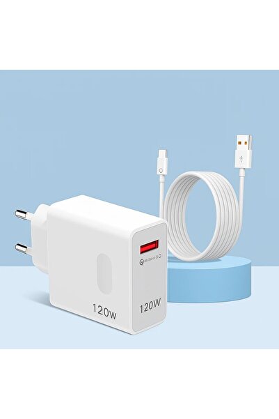 Generic Brand Бързо кабелно зарядно устройство 120W, TYPE C, Универсален USB ...