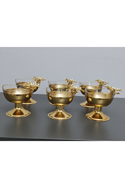 PARILTI HOME COLLECTİON Σετ 6 τεμαχίων Στρογγυλά Κυματιστά Μπολ Παρουσίασης Π...