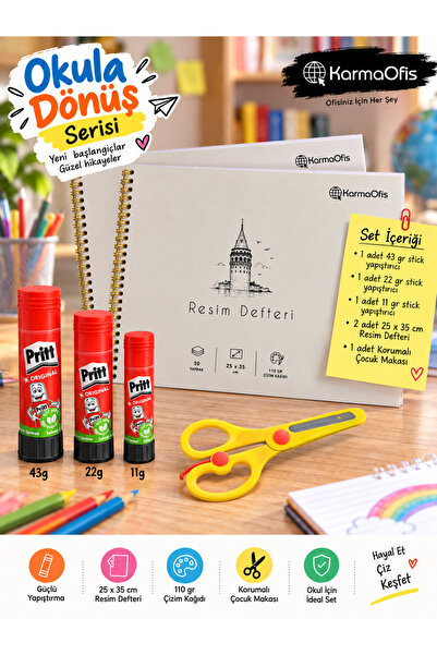 KarmaOfis Back to School Picture Notebook Set |   2 Picture Notebooks |   25X...