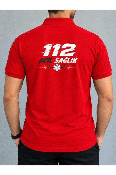 dafri 112 Printed Polo Collar 100% Cotton T-Shirt
