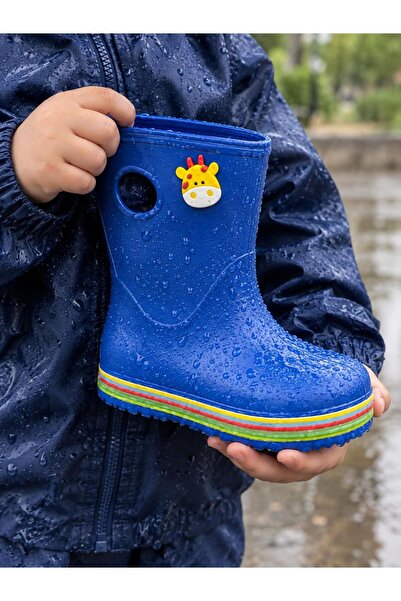 GKT SHOES أحذية المطر للأطفال من كوكو، ذات نعل ملون ومقاوم للماء