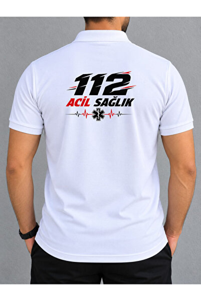 dafri 112 Printed Polo Collar 100% Cotton T-Shirt