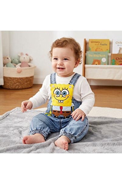 Lovia Baby Unisex Sünger Bob Uzun Kol Kot Salopet Takım
