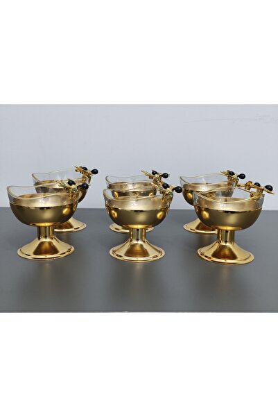 PARILTI HOME COLLECTİON Σετ 6 τεμαχίων Στρογγυλά Κυματιστά Μπολ Παρουσίασης Π...