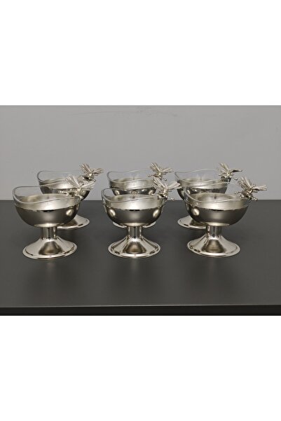 PARILTI HOME COLLECTİON Σετ 6 τεμαχίων Στρογγυλά Κυματιστά Μπολ Παρουσίασης Π...