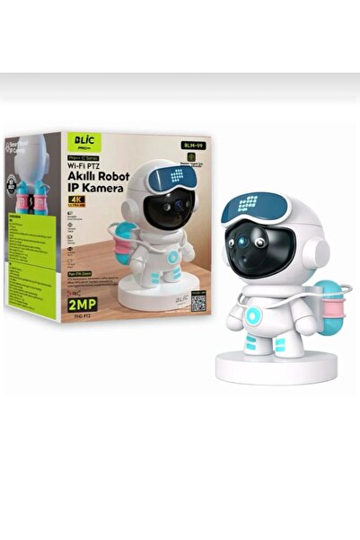 BLM-99 Akıllı Robot Wi-Fi PTZ IP Kamera – Astronot Tasarımlı Bebek ve Ev Güvenlik Kamerası