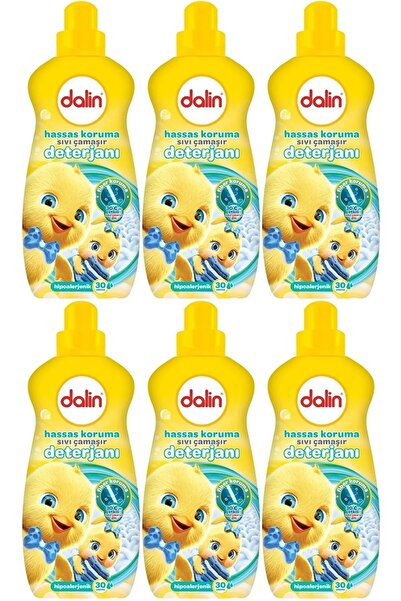 Dalin Sıvı Çamaşır Deterjanı 1500 ML Hassas Koruma (Hipoalerjenik) (6 Lı Set)