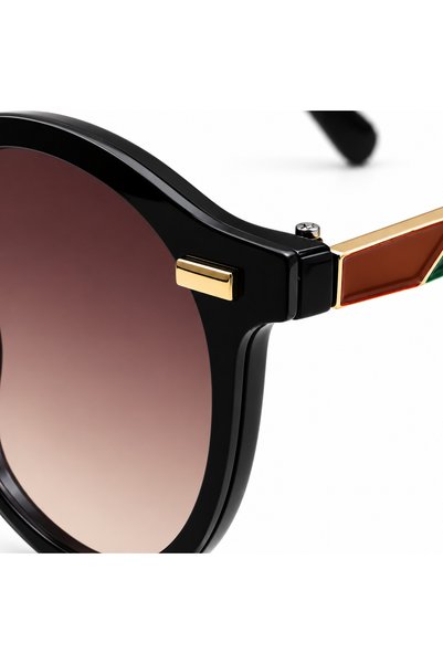 Generic Ochelari de Soare Unisex, Ramă Ovală din Acetat