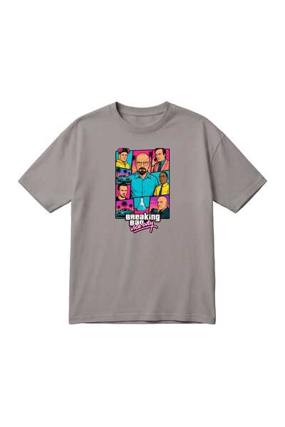 barsdepo Μπλουζάκι Unisex Oversize με ρετρό στάμπα με θέμα το Breaking Bad Vi...