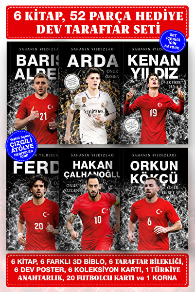 Parodi Yayınları Milli Takım Futbolcu Kitap Seti - Arda Güler, Kenan Yıldız, ...