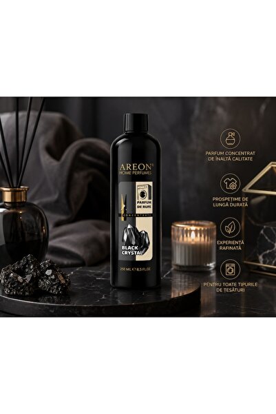 Areon Parfum concentrat pentru rufe și locuință BLACK CRYSTAL, 250 ml, Pentru...