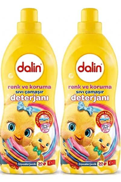 Dalin Sıvı Çamaşır Deterjanı 1500 ML Renk ve Koruma (Hipoalerjenik) (2 Li Set)