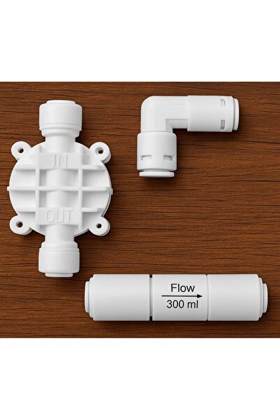 Bigwater Şatovlf + Çekvalf + Flow300 3 Parça Su Arıtma Yedek Parça Seti
