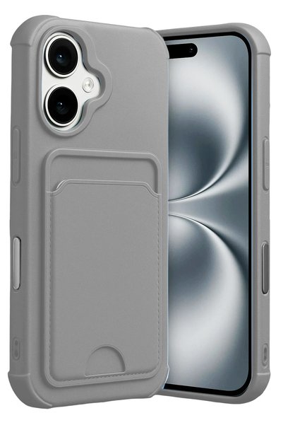 New Face Spt-Gld Newface iPhone 17 Kelvin Silicone with Business Card Holder ...