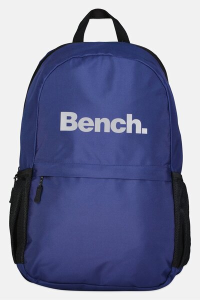 BENCH Men Brand Logo Backpack, Navy