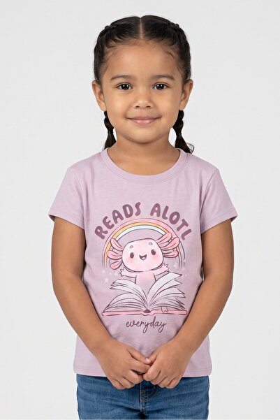 The Children's Place Toddlers Girl Graphic Print Short Sleeve Top, Purple