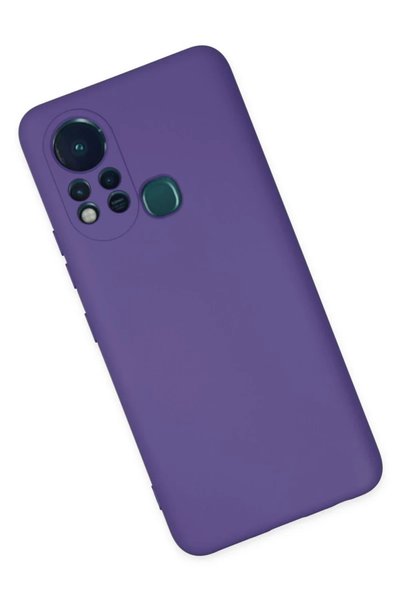 Generic Brand Infinix Hot 11S Compatible Case Nano Velvet Silicone - Purple