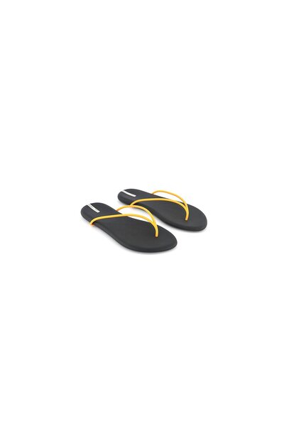 İpanema Women Starck Ting Thong, Black and Orange