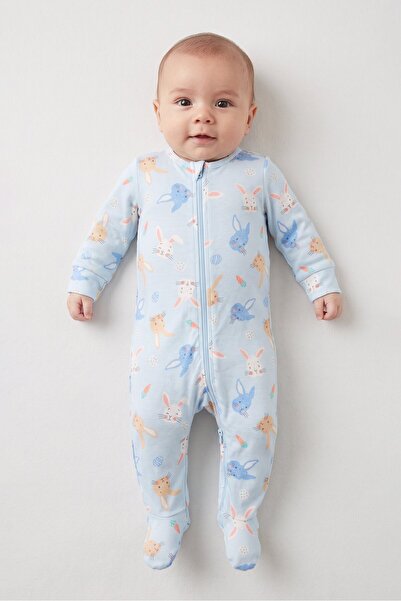 The Children's Place Toddlers Boy All Over Print Sleepsuit, Multicolor