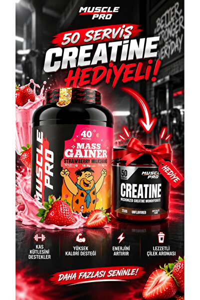 PROTEİN CENTER 4 KG MASS GAİNER (50 SERVİS CREATİNE HEDİYELİ) KARBONHİDRAT TO...